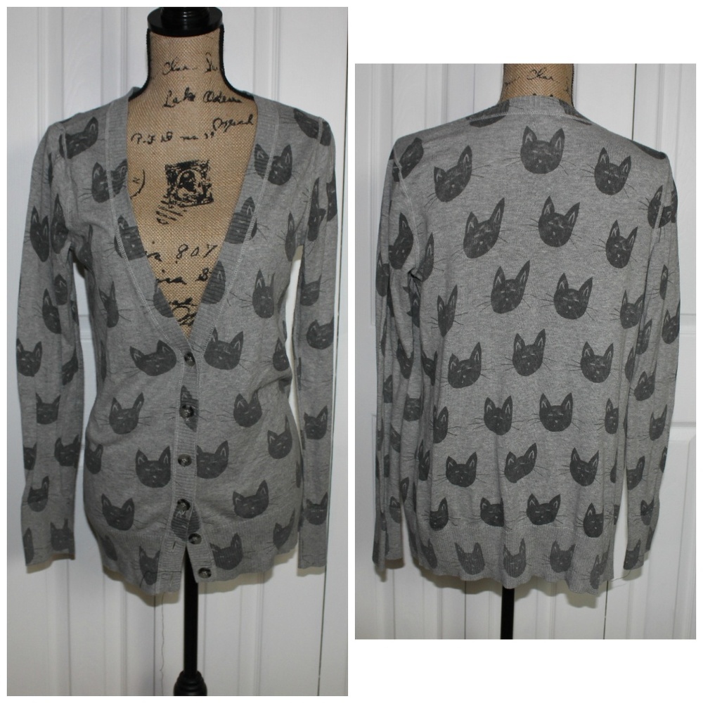 Mossimo cat cardigan